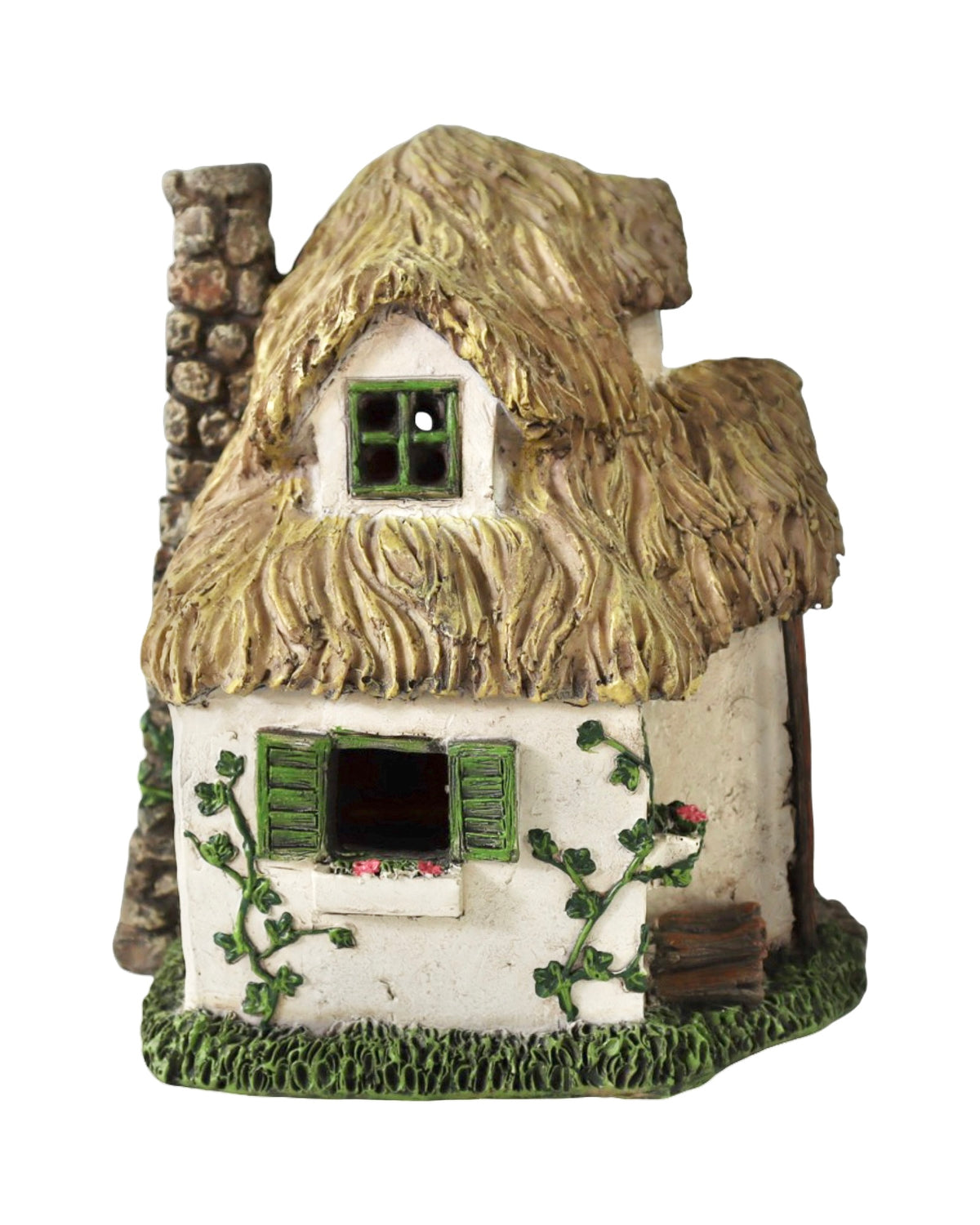 Fairy Cottage Thatched Roof w/Duck - Outdoor Living