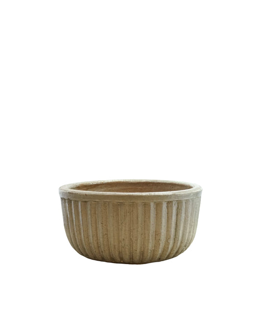 Striped Ceramic Planter