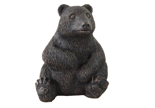 Concrete Brown Bear Cub - Outdoor Living
