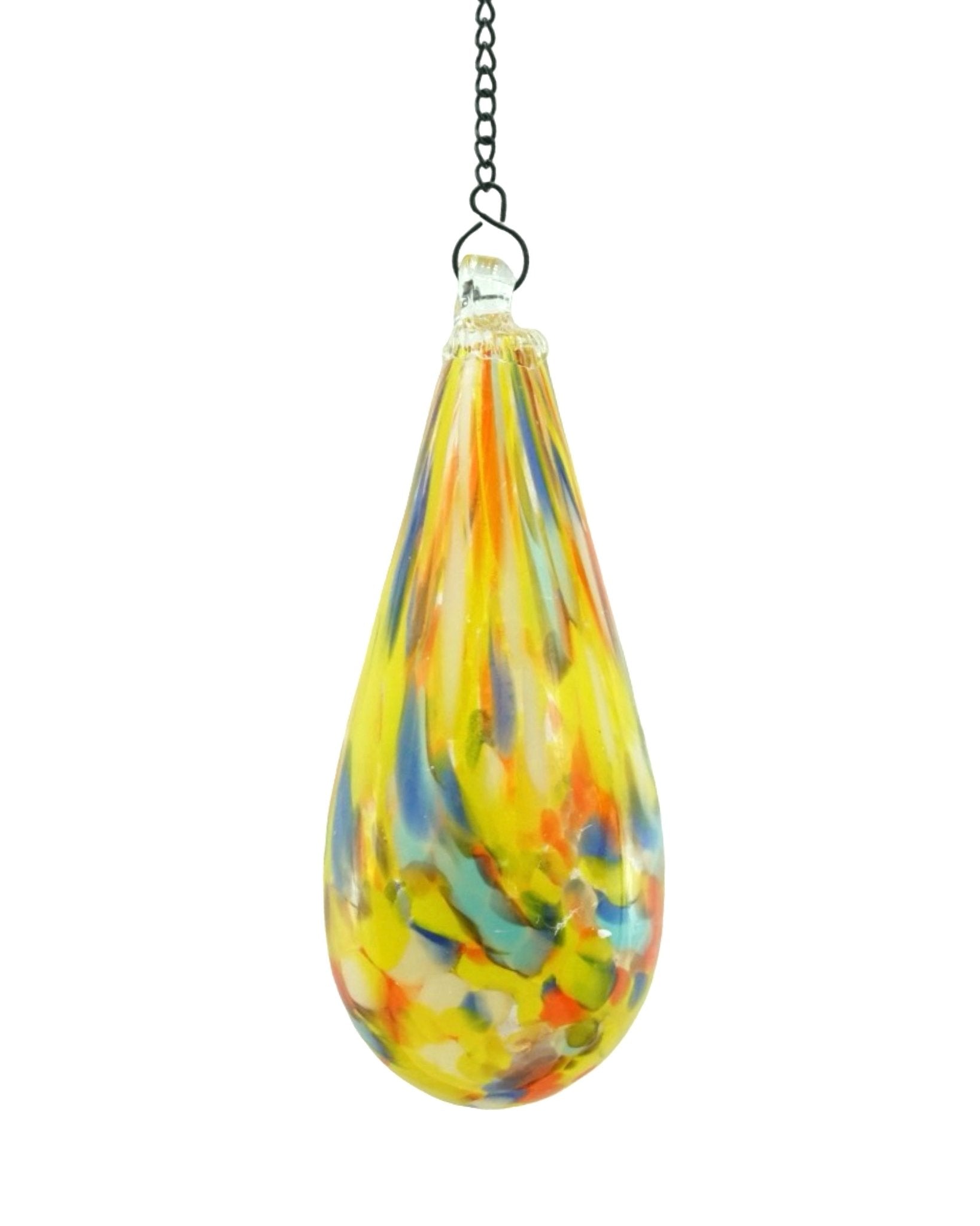 Glass Hanging Teardrop - The Garden Corner