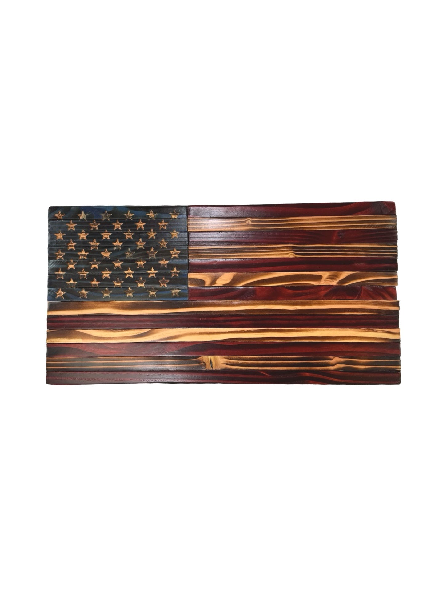 Wooden American Flag - Outdoor Living