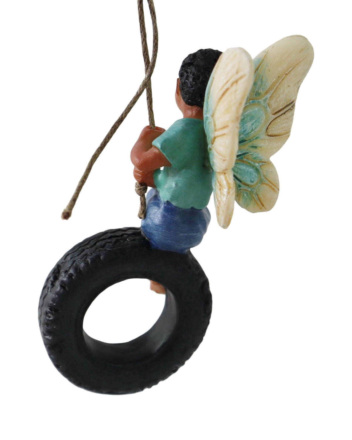 Fairy on Tire Swing - Outdoor Living