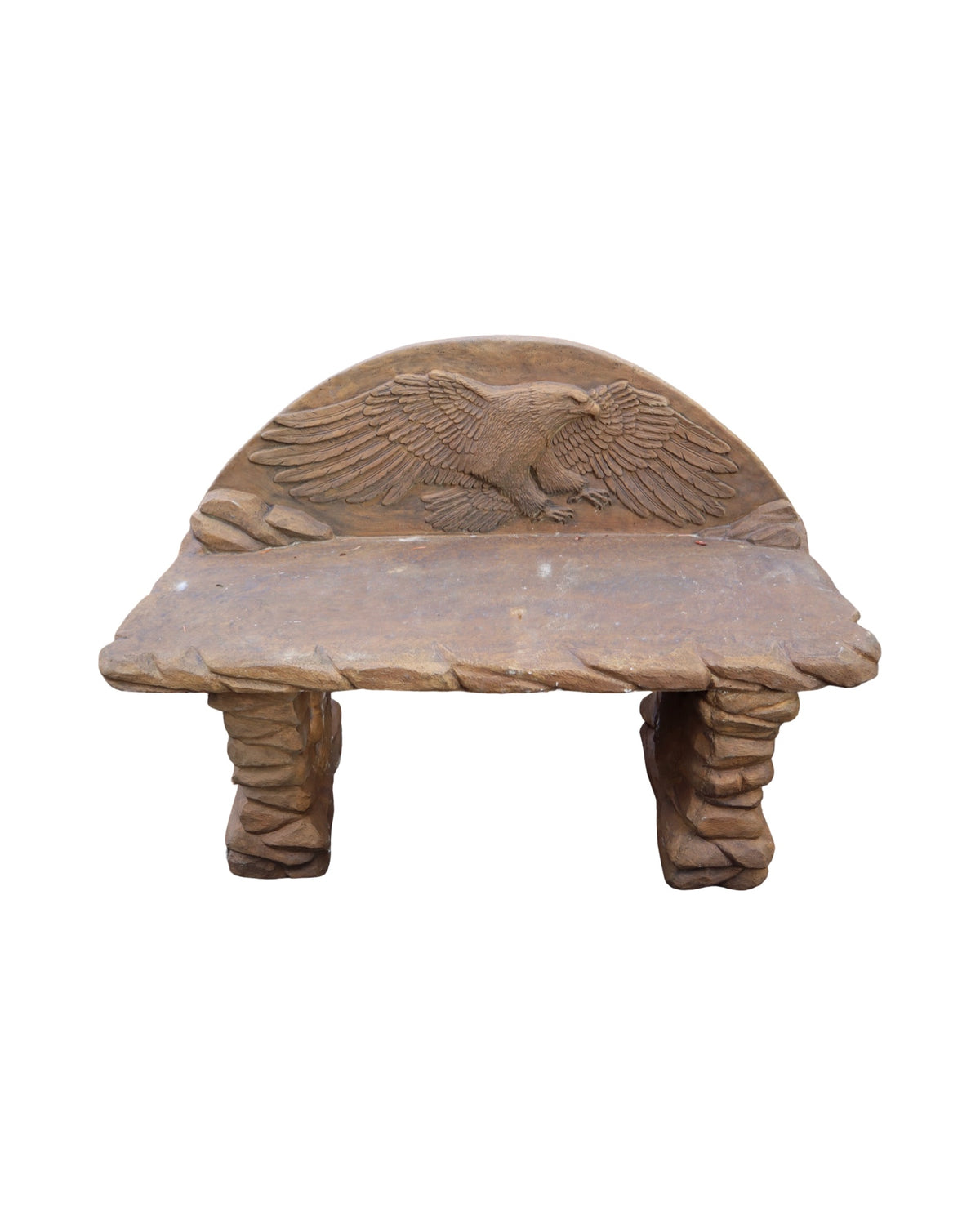 Concrete Eagle Bench - Outdoor Living