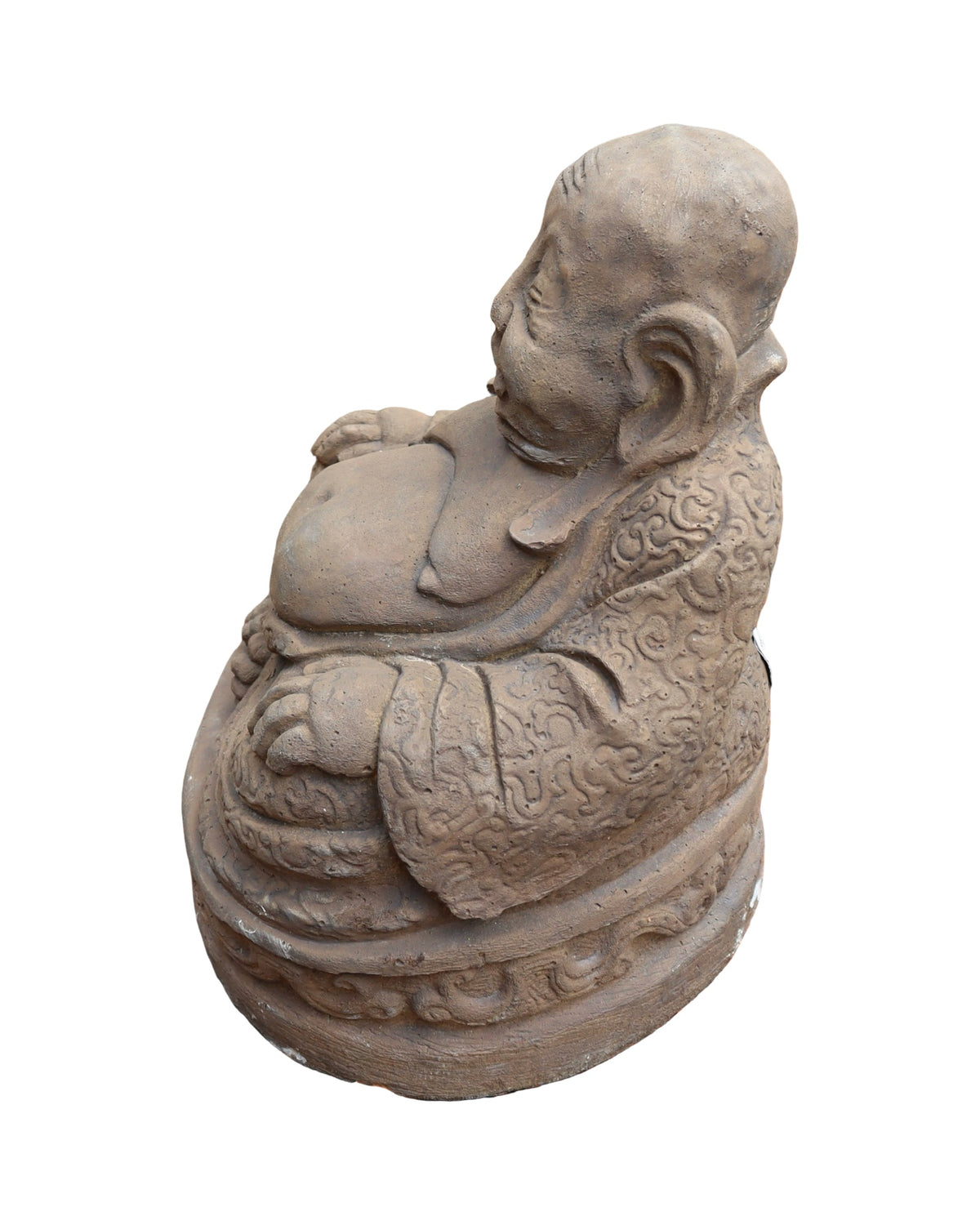Concrete Smiling Buddha - Outdoor Living