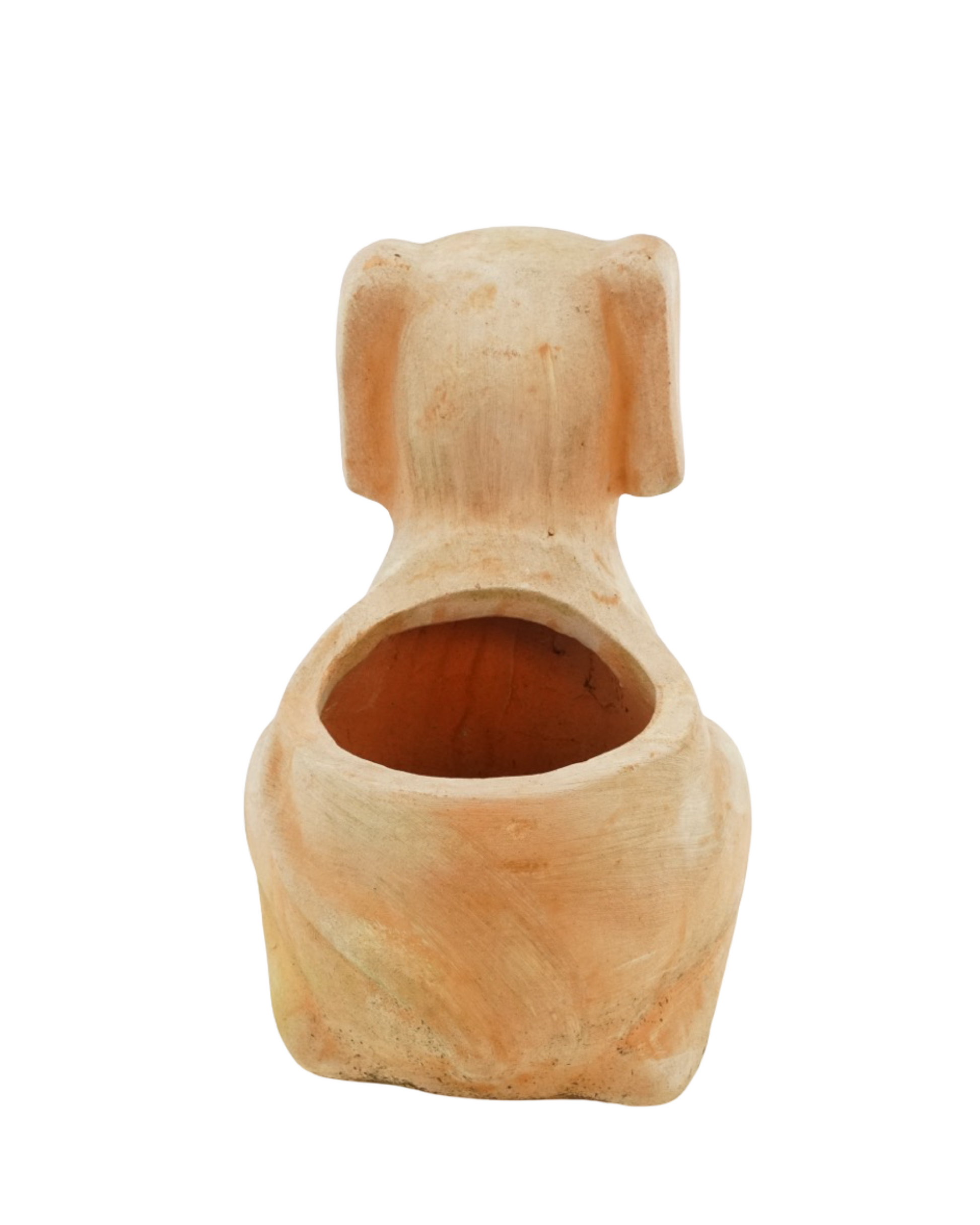 Dog Planter Terracotta - Pottery