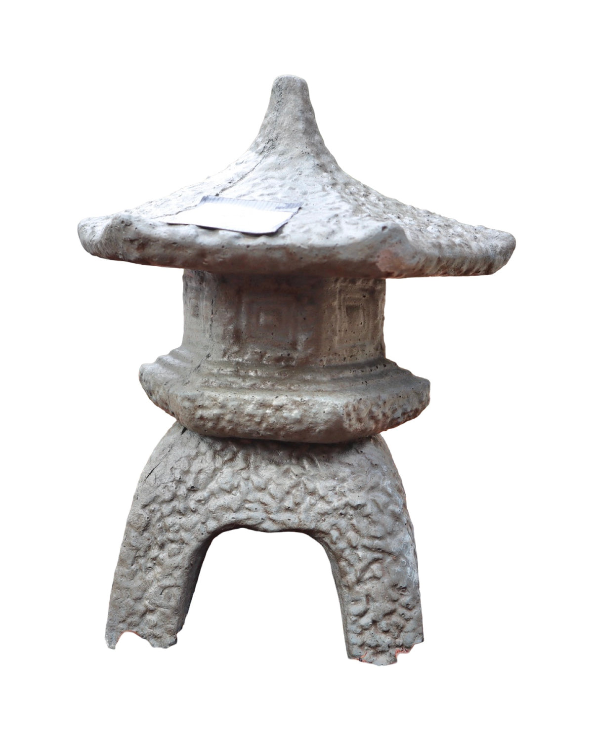 Squat Concrete Japanese Lantern - Outdoor Living