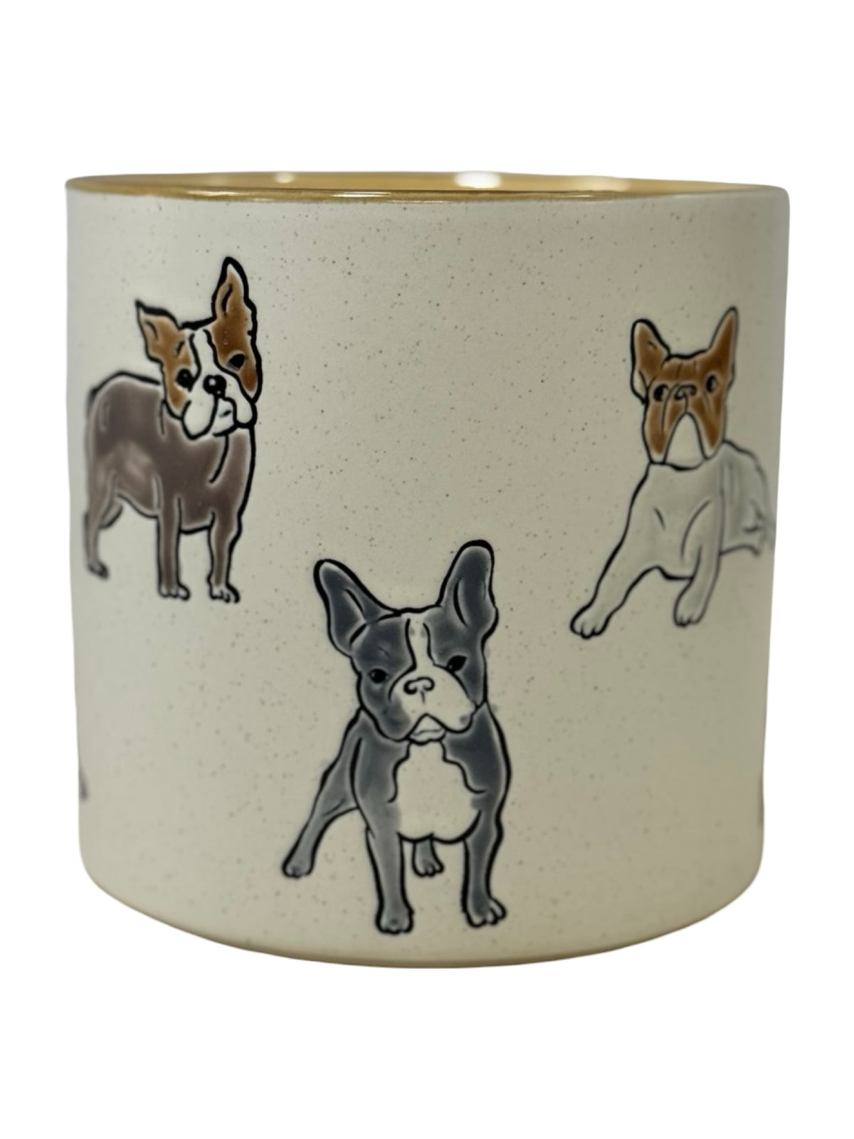 Boston Terrier Planter - Pottery