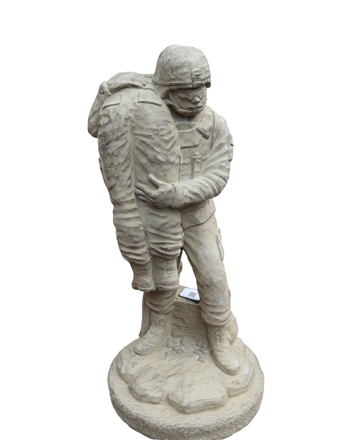 Concrete Soldier Carrying the Fallen - Outdoor Living