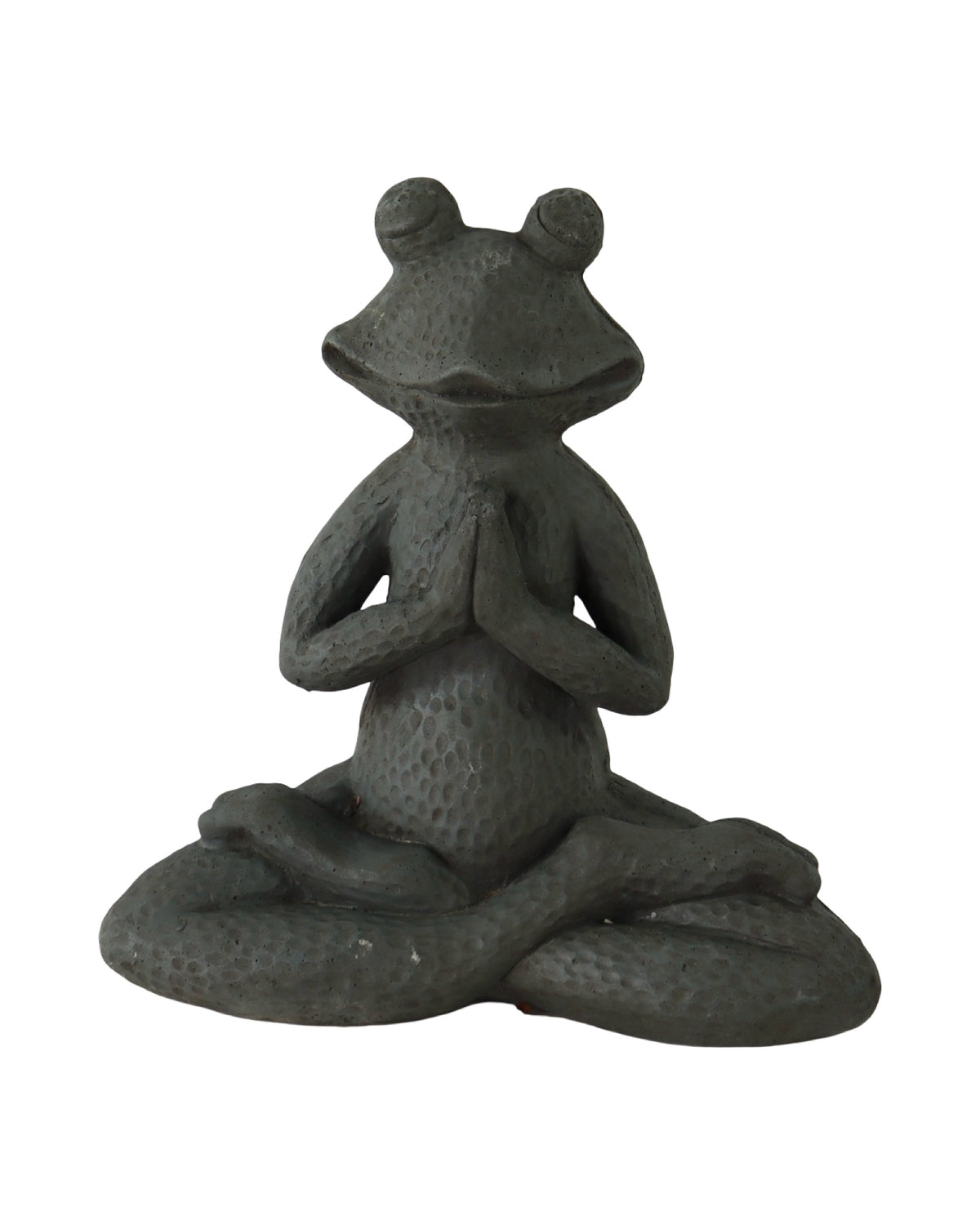 Concrete Meditating Frog - Outdoor Living