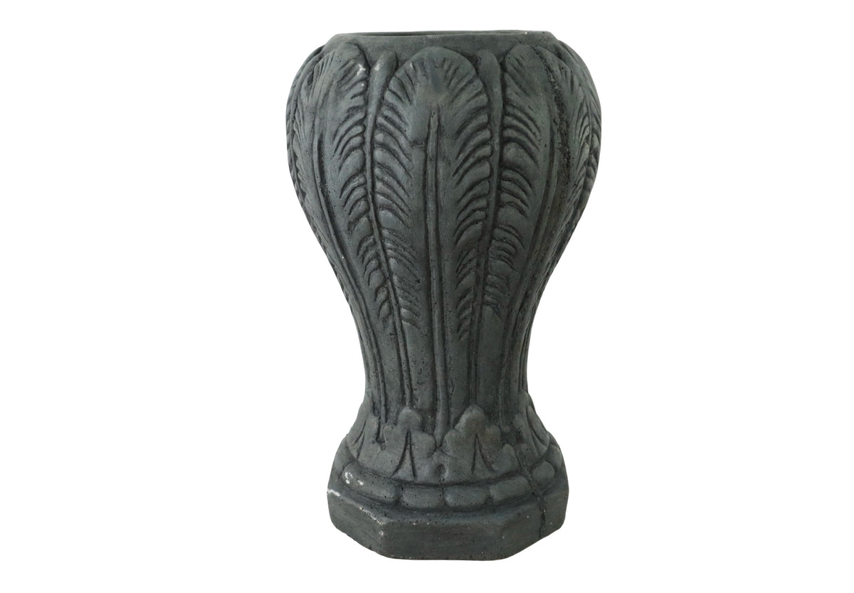 Concrete Feather Vase - Pottery