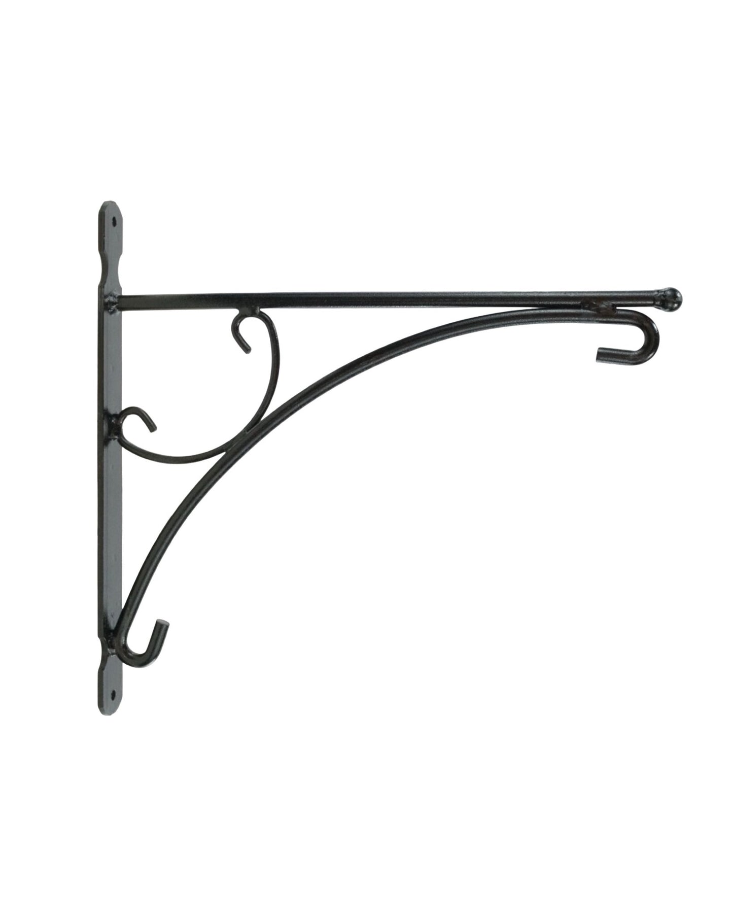 Single Curve Euro Bracket Black - The Garden Corner