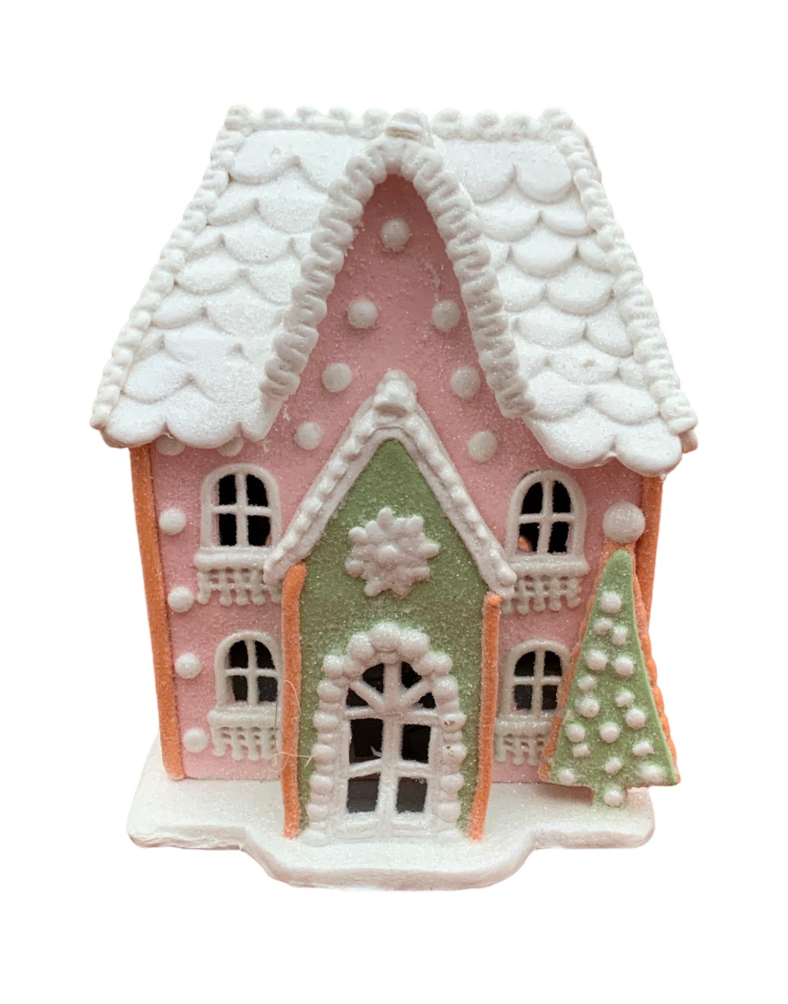 Clay Dough Sweets House w/LED Battery - Christmas Non Plant
