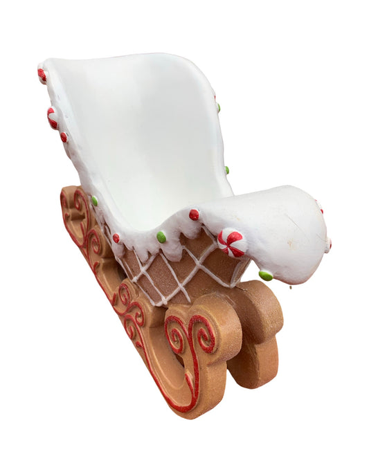 Resin Gingerbread Sleigh