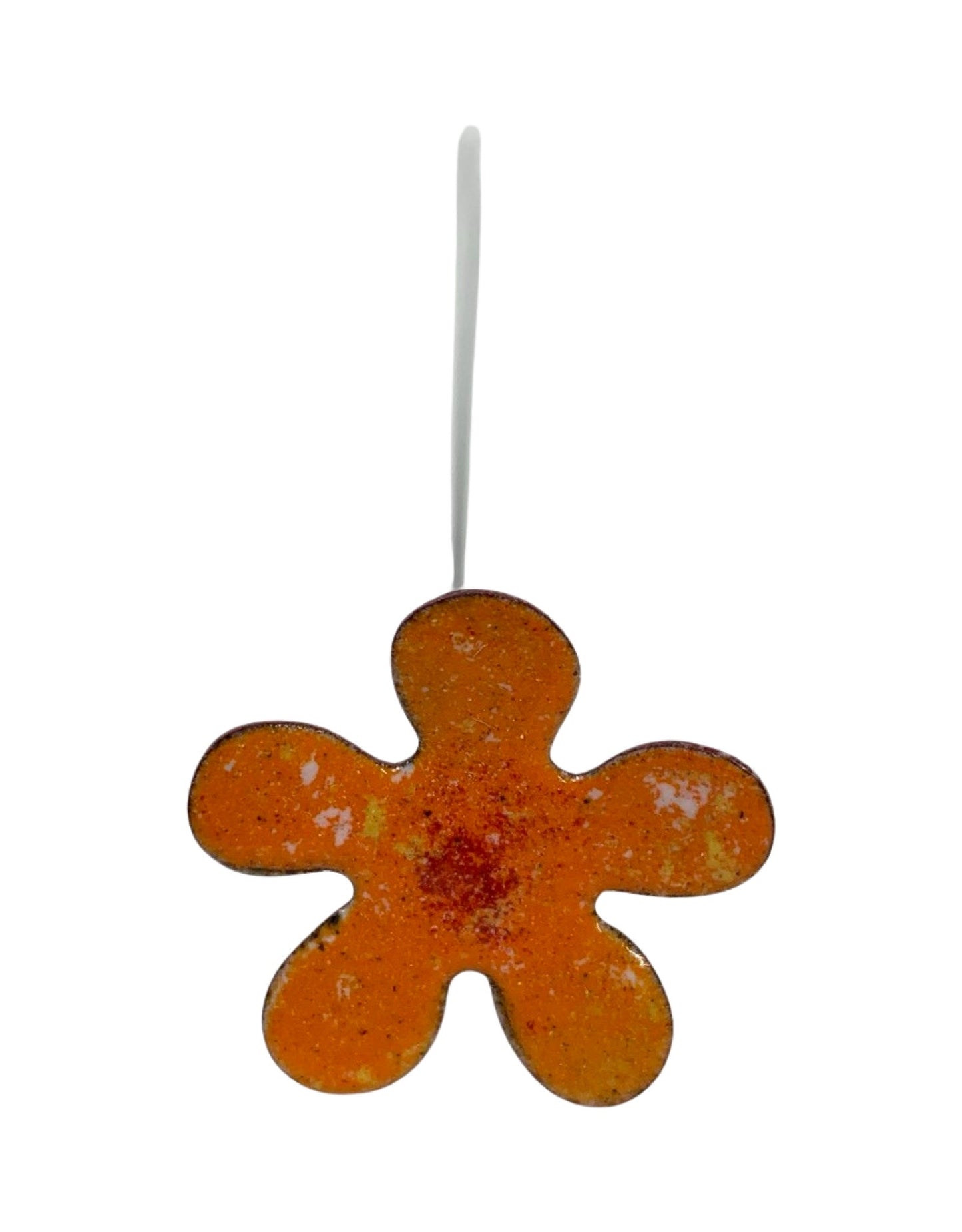 Copper Enamel Flower - The Garden Corner