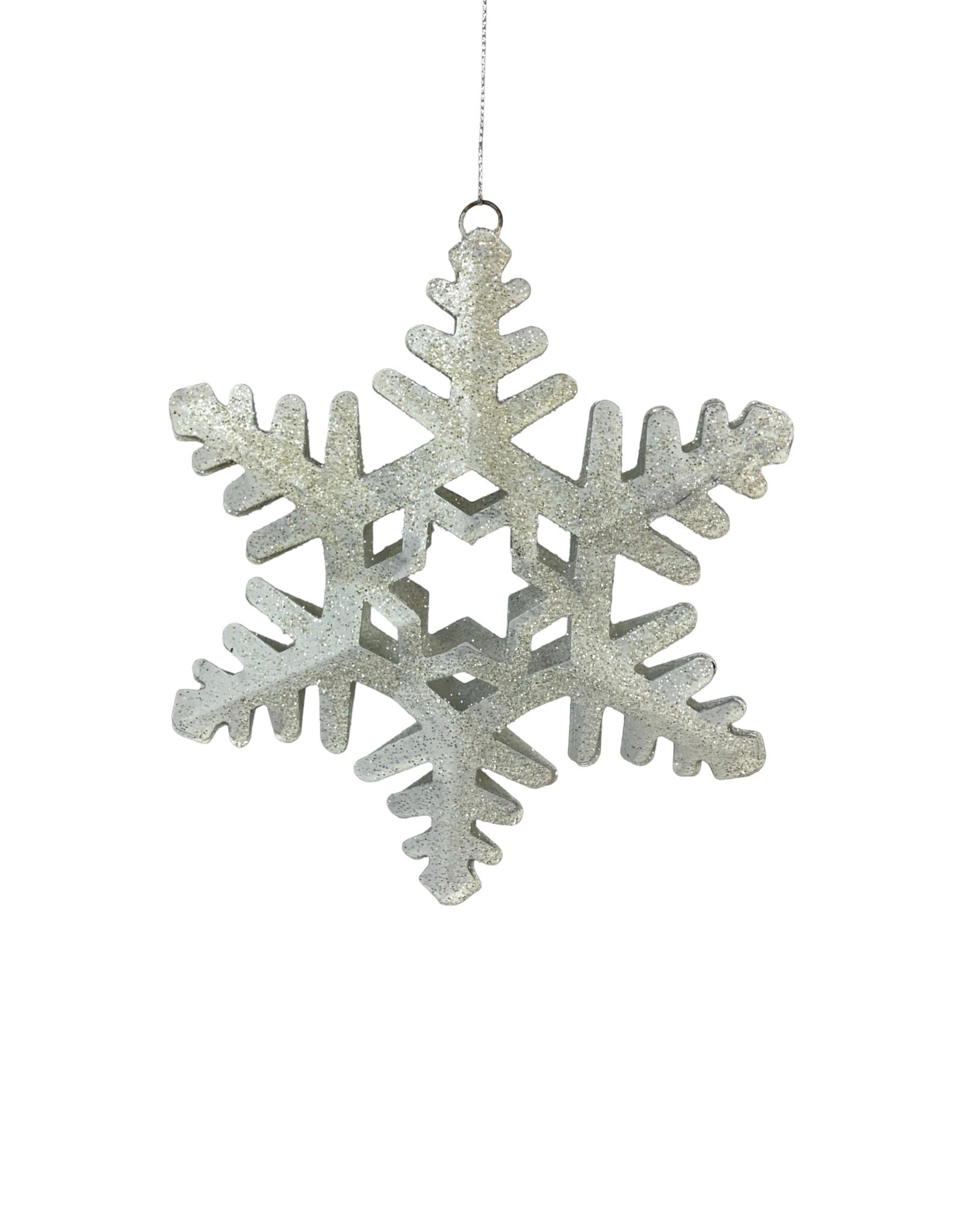 Metal Snowflake Ornament - Outdoor Living