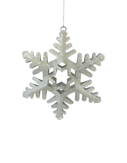 Metal Snowflake Ornament - Outdoor Living