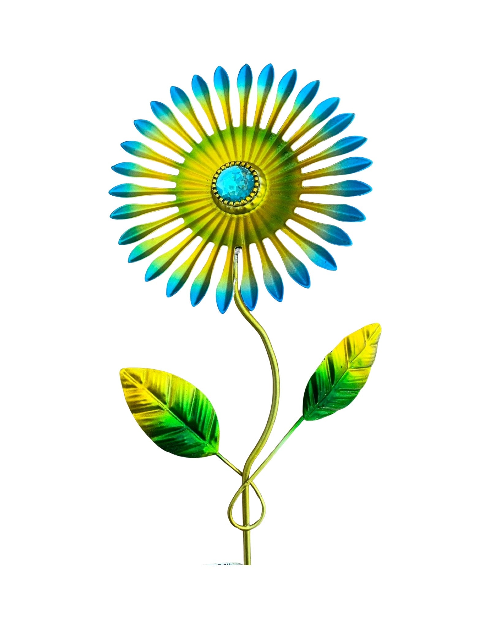 Metal Flower Stake - Outdoor Living