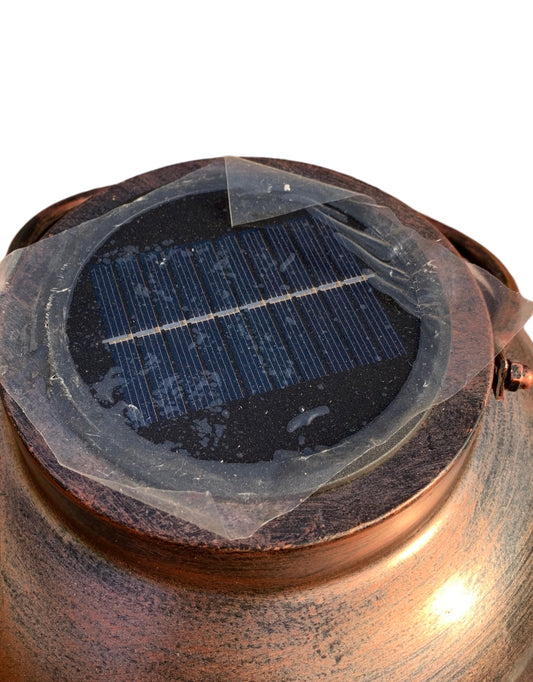 Large Bronze Solar Lantern