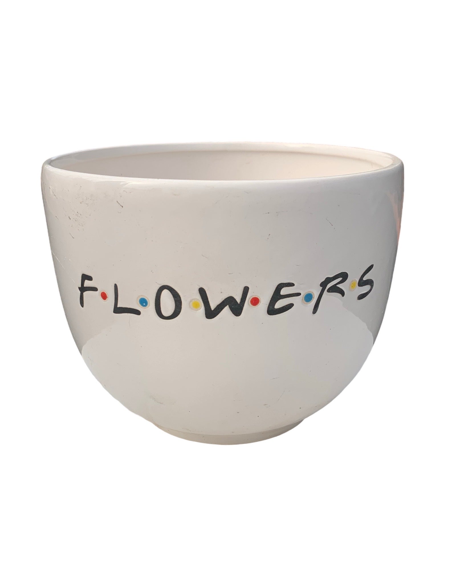 friends plant pot Ceramic 'Friends' Planter – The Garden Corner
