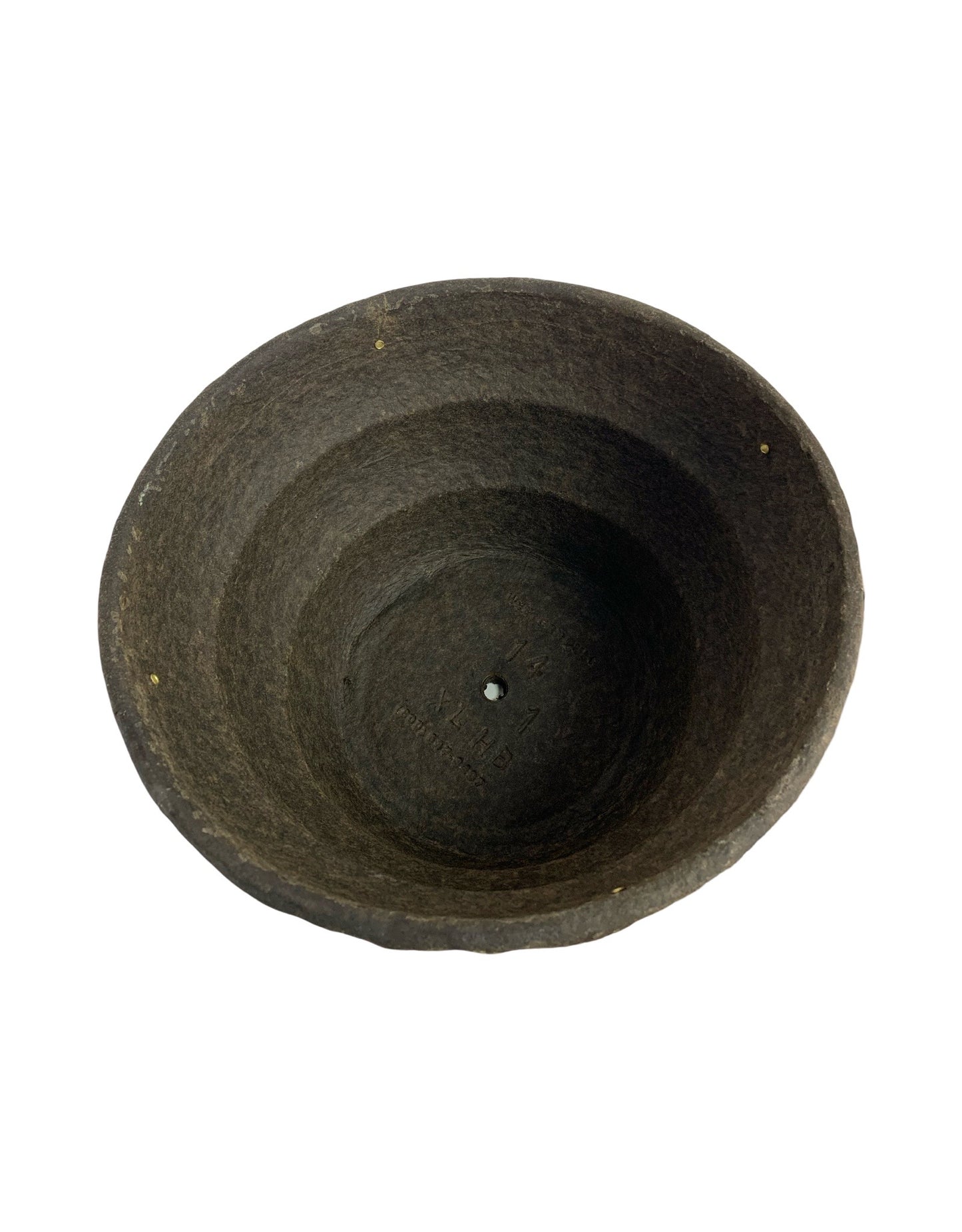 Waxed Fiber Round Basket