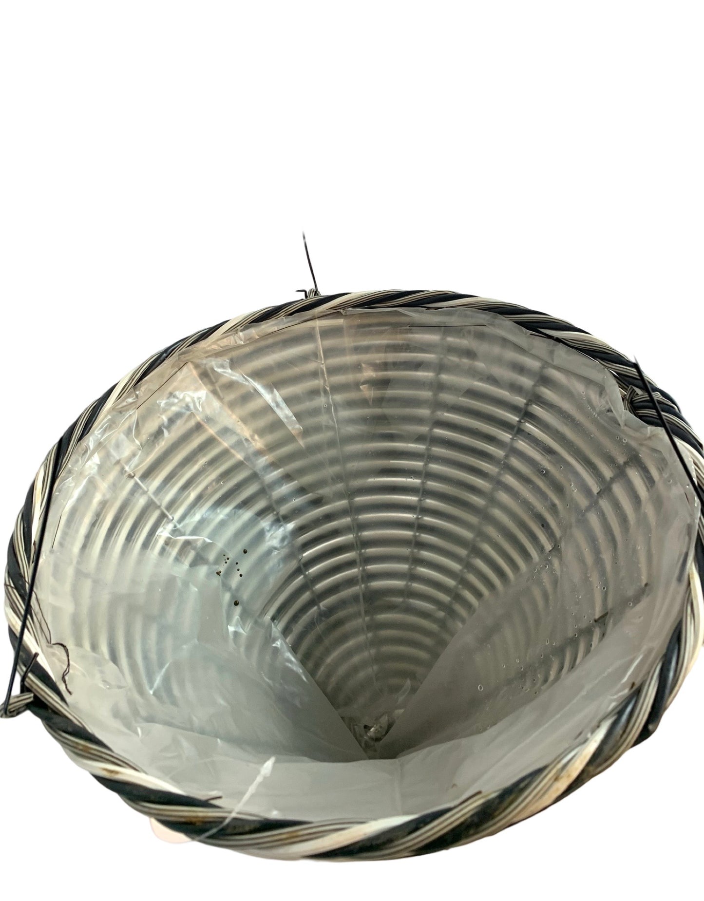 Plastic Cone Hanging Basket w/Stand