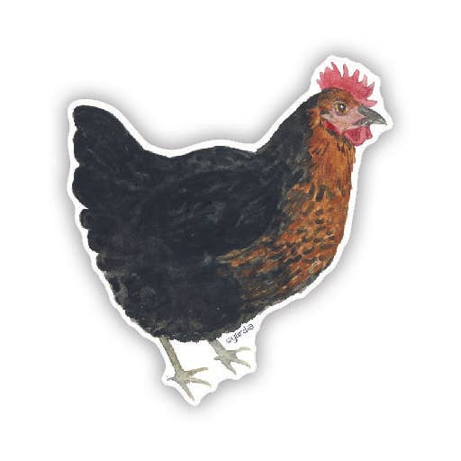 Chicken Vinyl Sticker - Outdoor Living