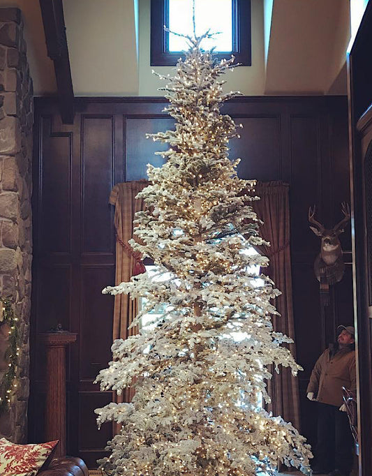 Christmas Tree Flocking Service - Christmas Trees