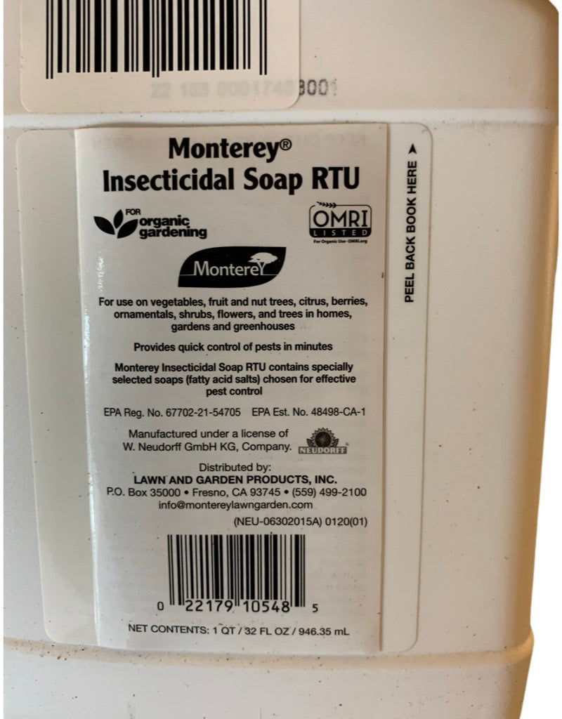 Monterey Insecticidal Soap RTU 32 Ounce