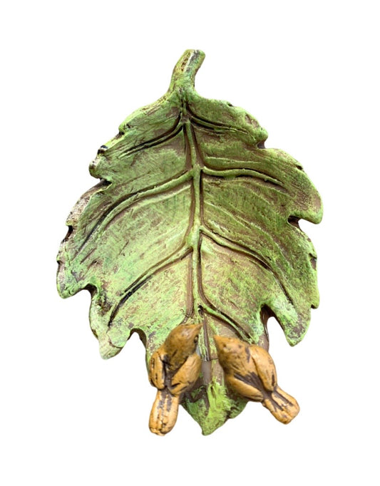 Fairy Leaf Bird Bath