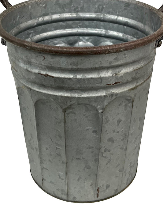 Metal Milk Pail 10 Inch - Outdoor Living