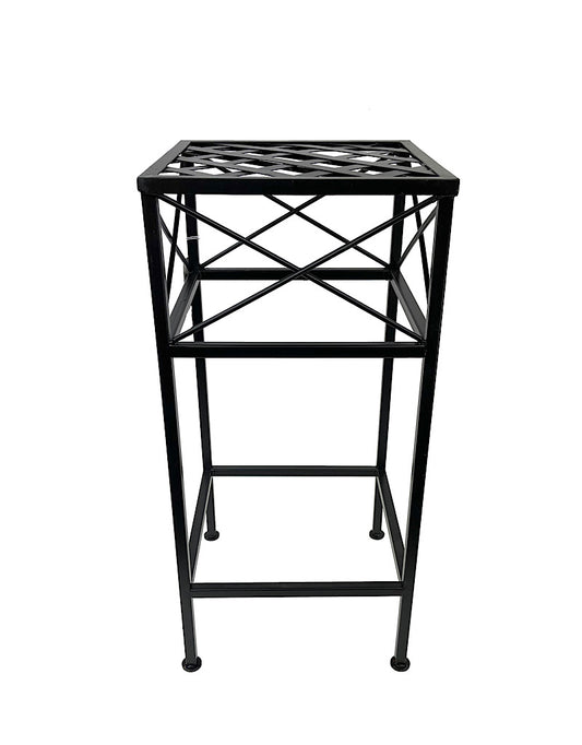 Nested Cross Hatch Plant Stand