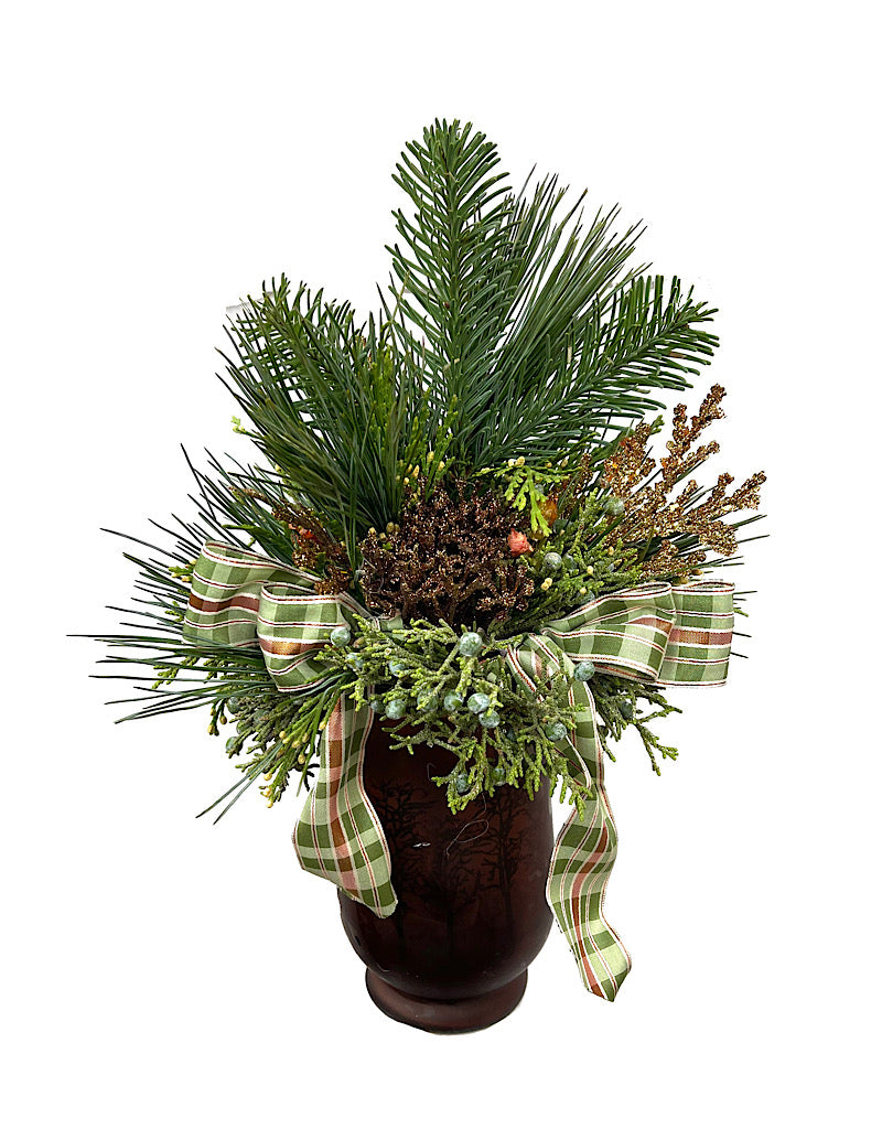Designer Holiday Planter #6 - Christmas Greens