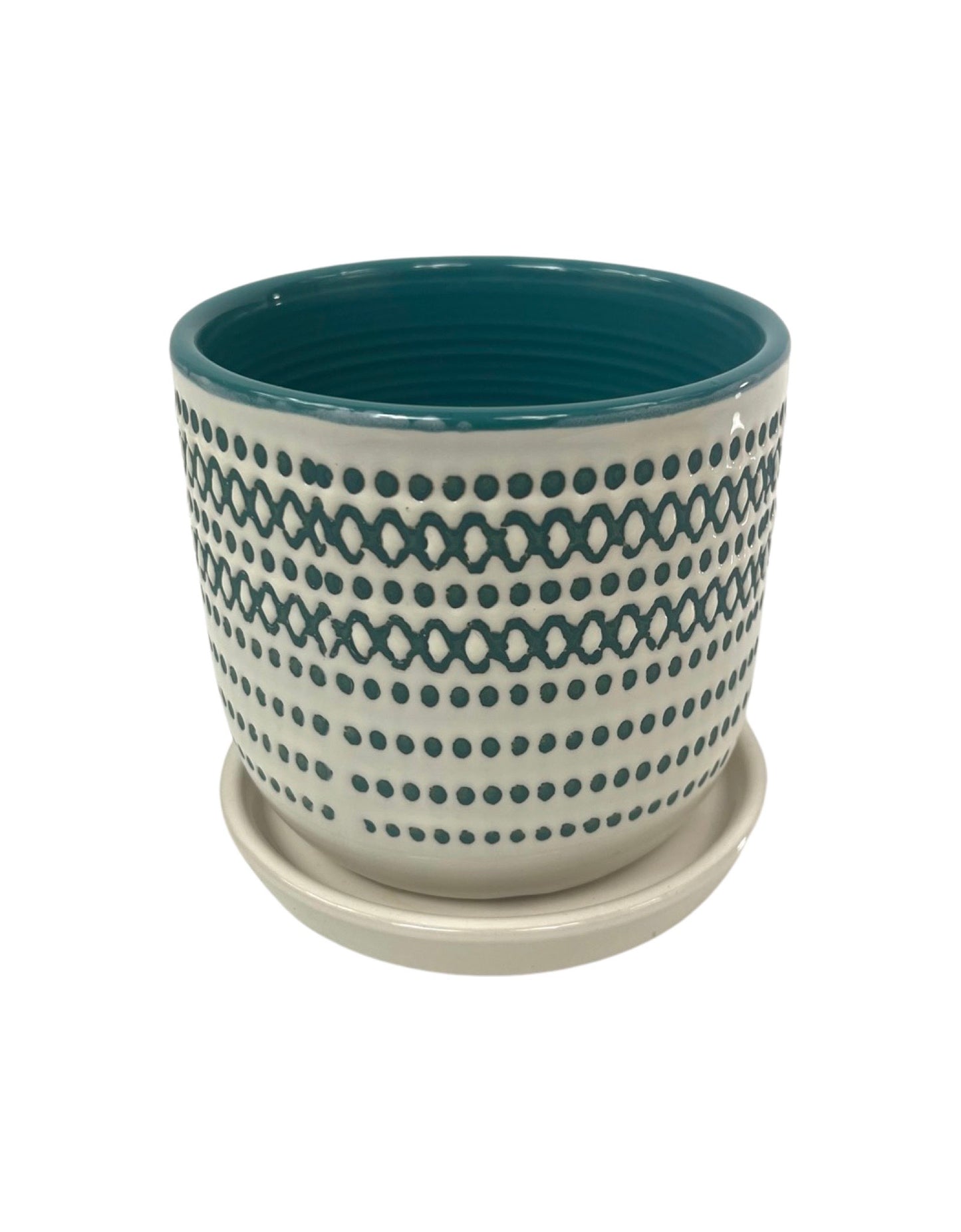 XO Egg Pot w/ Saucer