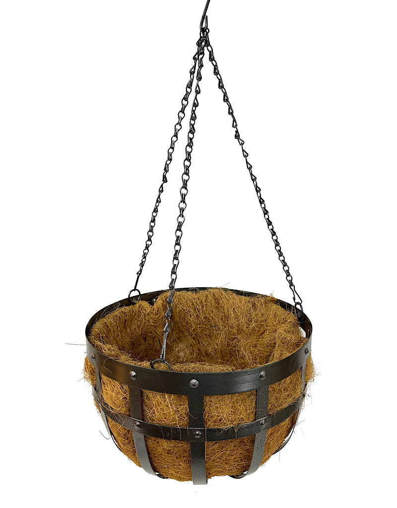 Industrial Hanging Basket 14 Inch - Outdoor Living