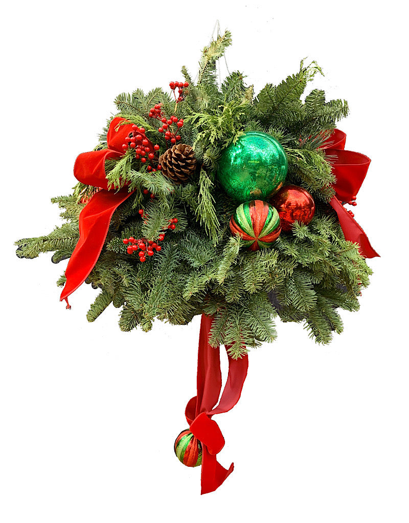 Designer Holiday Basket #2 - Christmas Greens