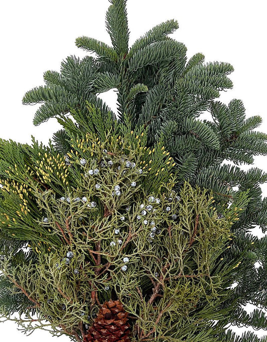 Holiday Greenery Swag 24 Inch - The Garden Corner