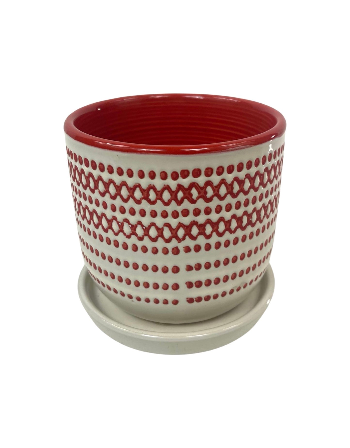 XO Egg Pot w/ Saucer