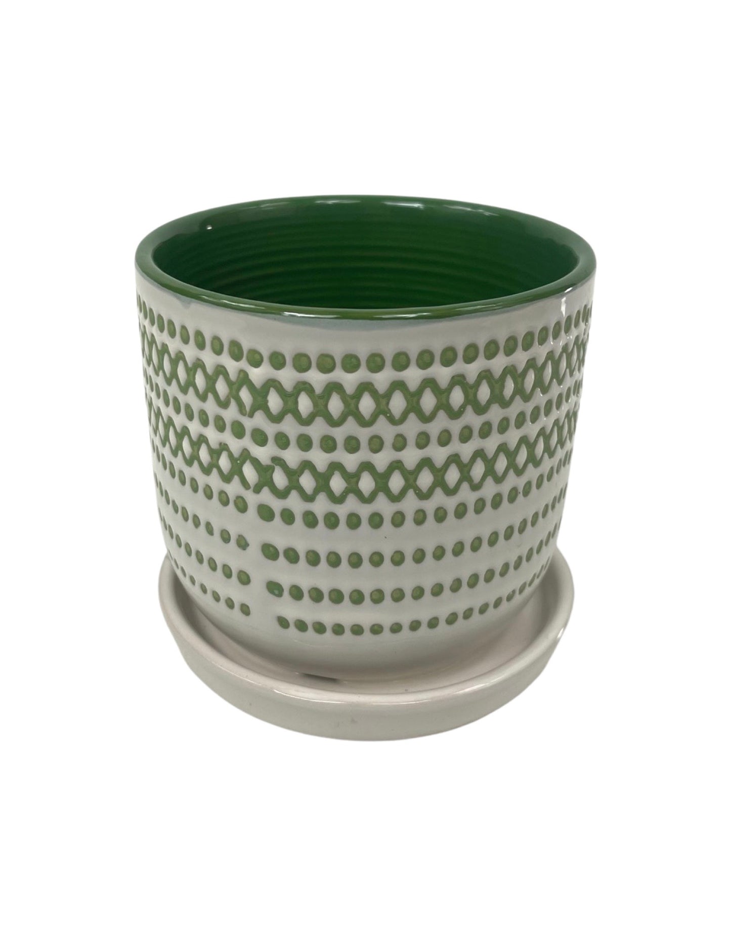 XO Egg Pot w/ Saucer