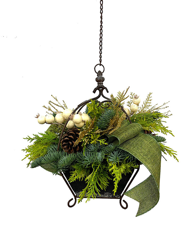 Designer Holiday Planter #16 - Christmas Greens
